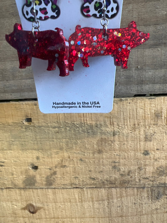 Pig Barn Earrings